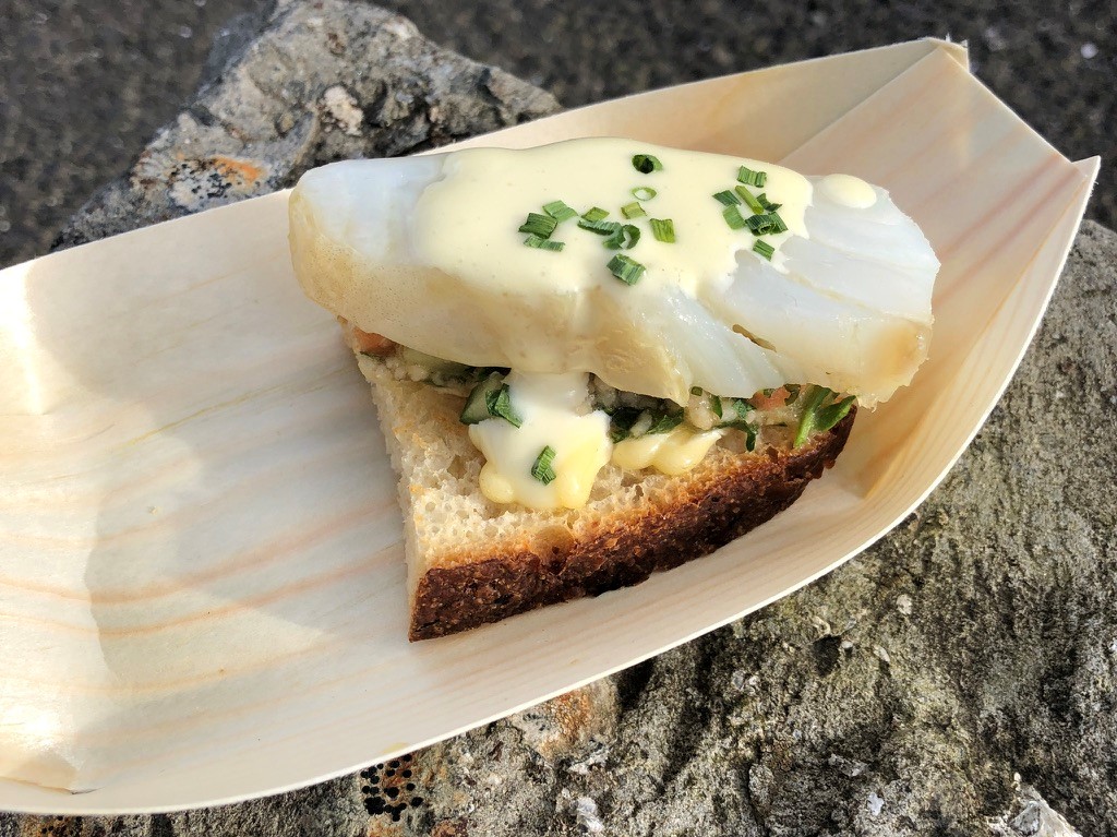 Saltfish with bread
